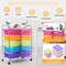 Costway 15 Drawer Art & Craft Rolling Storage Cart Tools Scrapbook Paper Office School Organizer Colorful